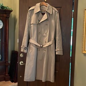 EUC NORDSTROM MEN'S 44XL CLASSIC LINED TRENCH COAT